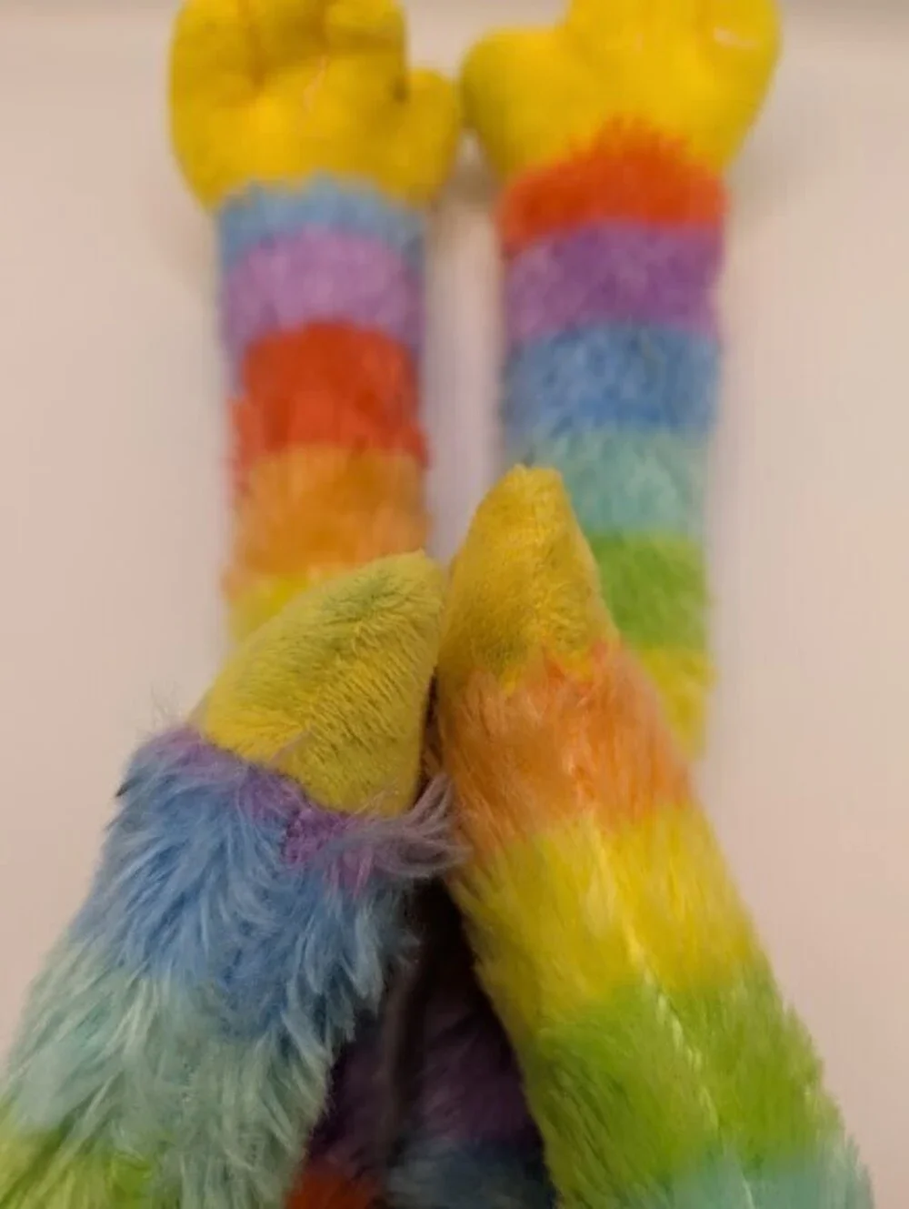 Poppy Playtime Rainbow Huggy Wuggy Plush Toy 16-inch Monster Pastel Stuffed Doll